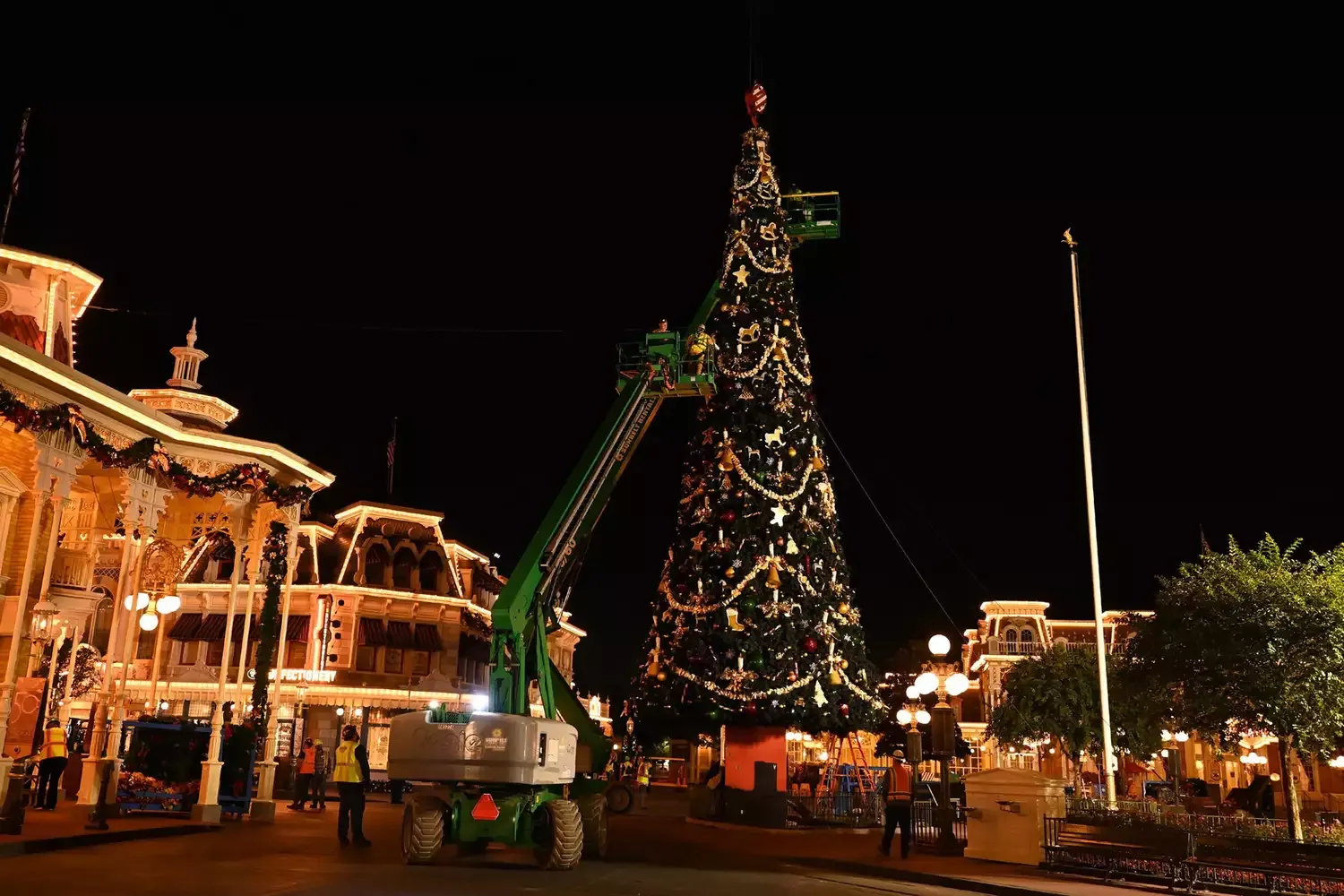 We Spent the Night at Disney's Magic Kingdom to Watch the Park Transform Into a Holiday Wonderland