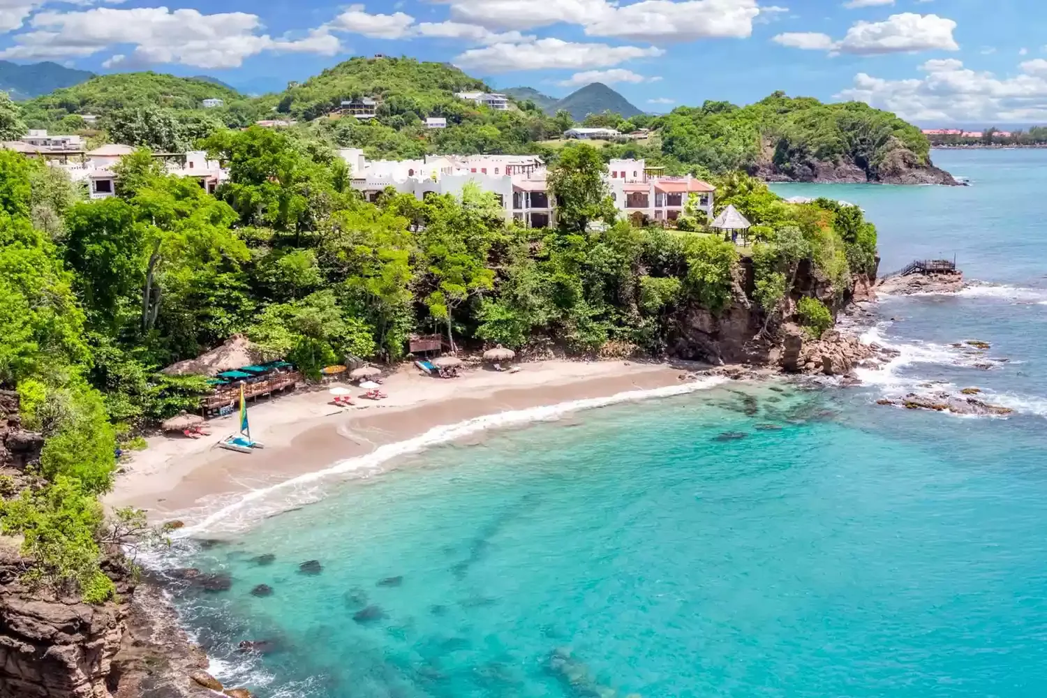 These St. Lucia Hotels Have ‘Open Walls,' Private Plunge Pools, Pitons Views — and a Champagne Zip Line