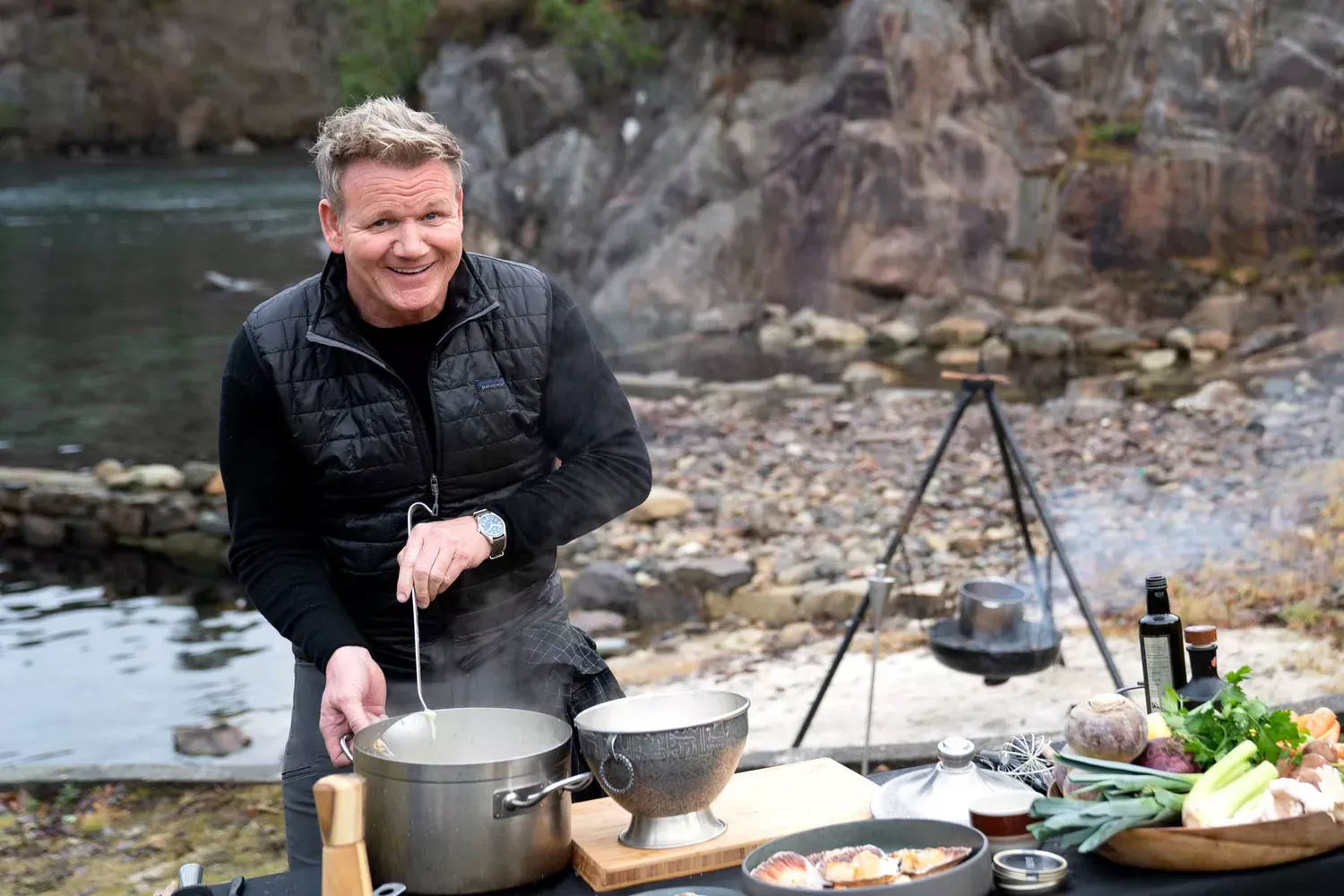 Gordon Ramsay on Why He Loves Norway — and Eating the Best Scallops He's Ever Tasted for 'Uncharted' Season 2 (Video)