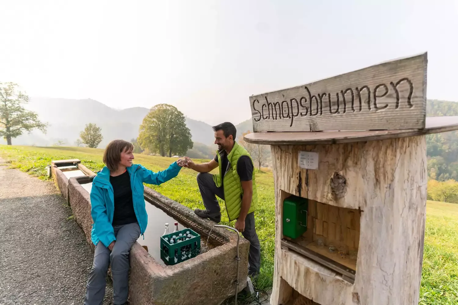 This Scenic 9-mile Hike in Germany's Black Forest Is Lined With Self-serve Schnapps Fountains