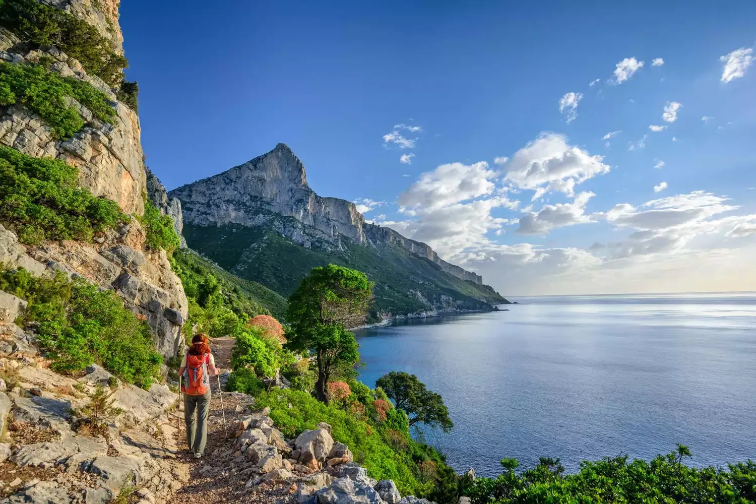 This Italian Island Has a 'Wild Blue' Hiking Trail — With Turquoise Fjords, Homemade Wines, and Mediterranean Vistas