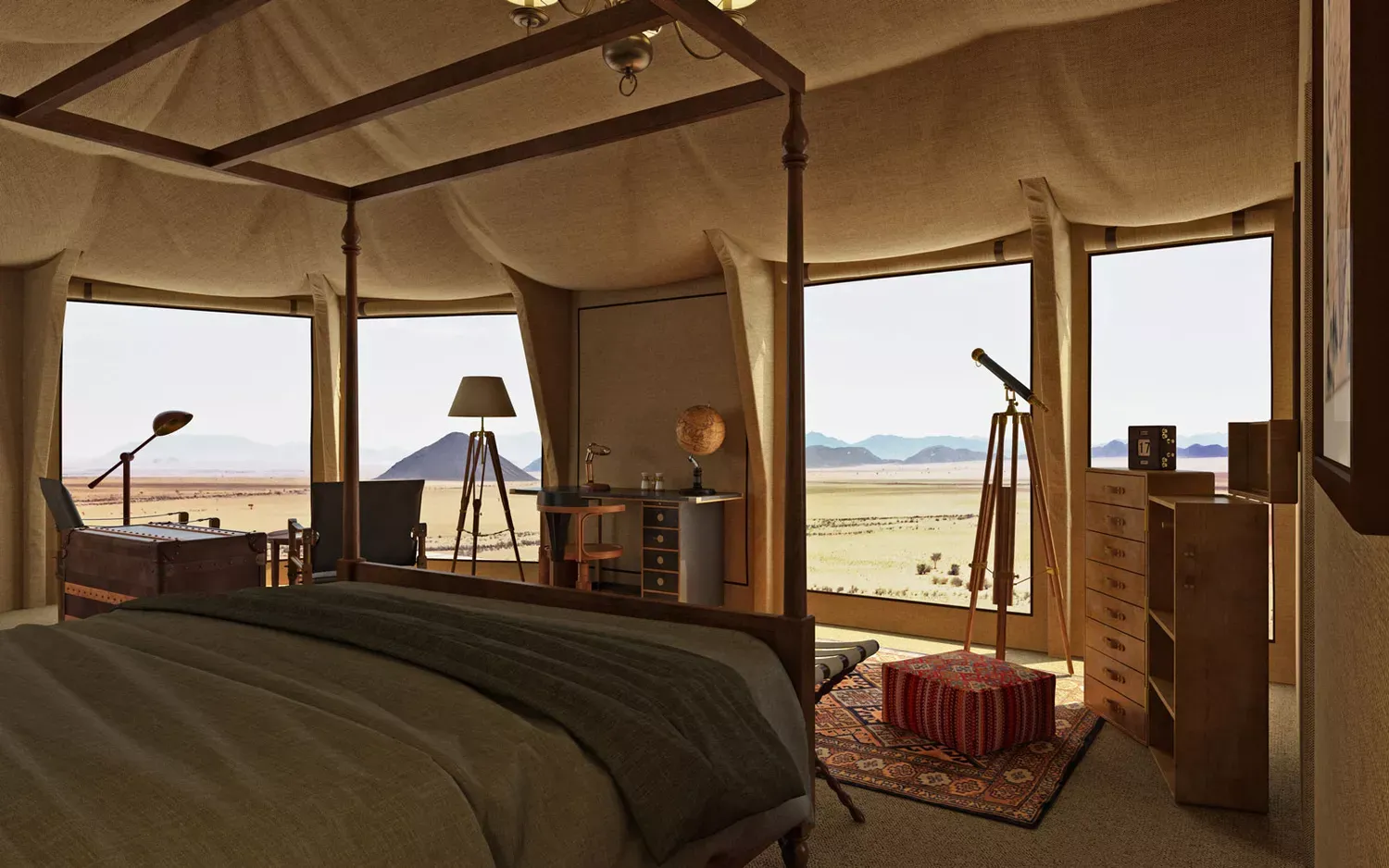 This Luxury Camp in Namibia Is Surrounded by One of the Most Stunning Desert Landscapes on Earth