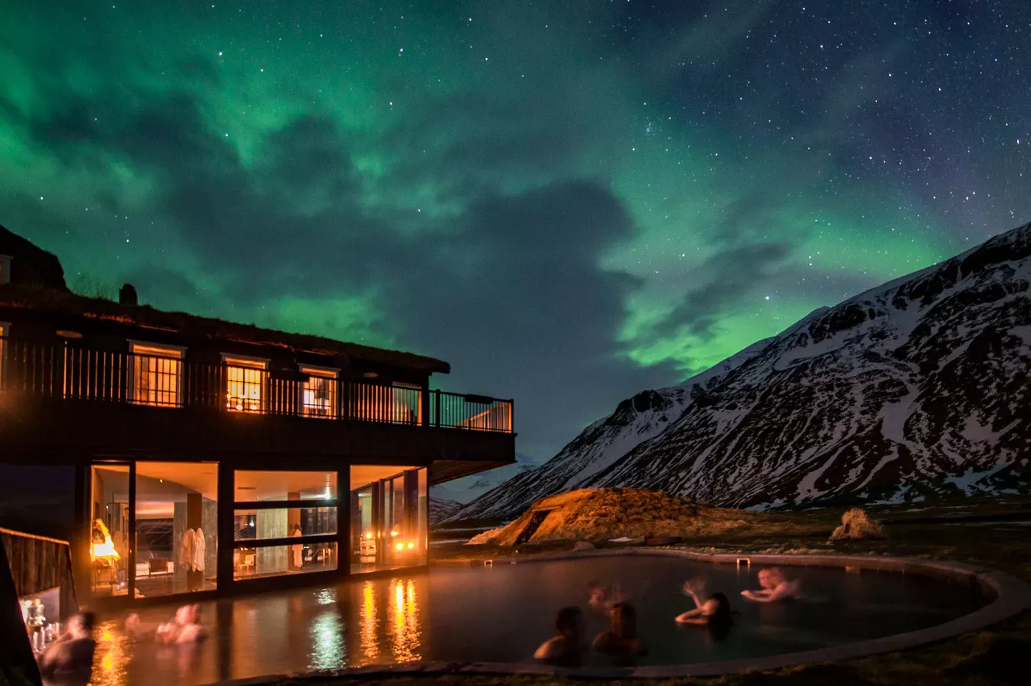 This Former Sheep Farm Is One of the Best Ways to Experience the Northern Lights in Iceland This Year — With Private Balconies and an Outdoor Geothermal Pool