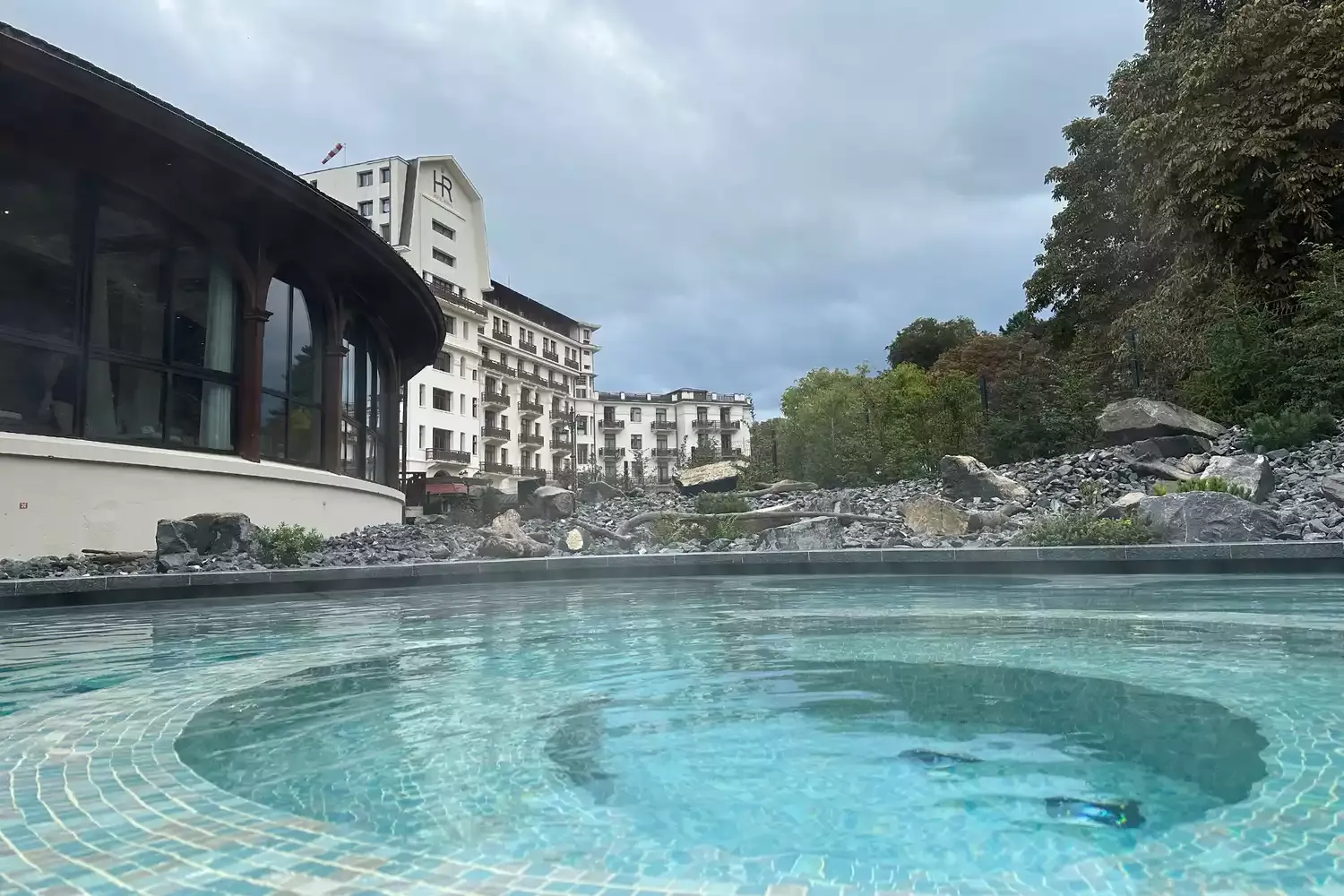 Evian's Newest Spa Opened at the Source of Its Water in the French Alps — See Inside