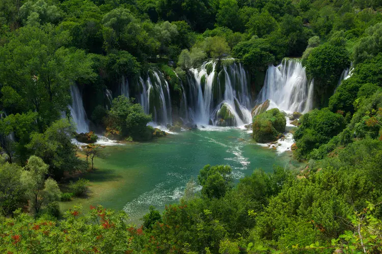 These Waterfalls Are Known as the 'Bali of Europe'—and Have Crystal-Clear Turquoise Pools and Lush Landscape